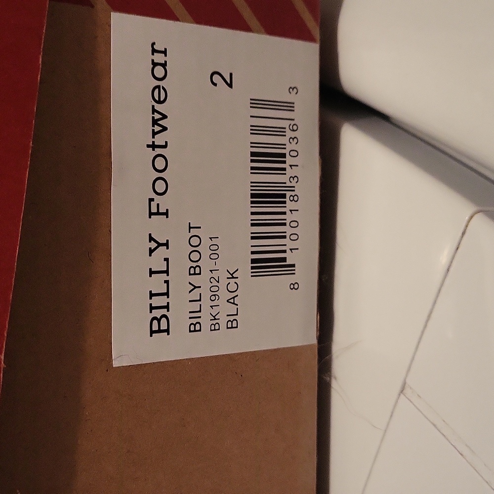 Billy Boots Black leather Size 2 Youth